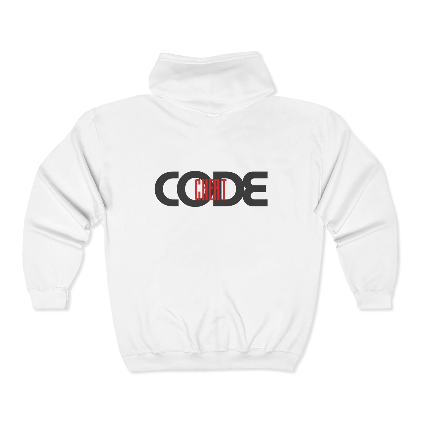 Zip Hoodie — Pinch-Shop Barcode Original Design | Unisex Heavy Blend™ Full Zip Hooded Sweatshirt