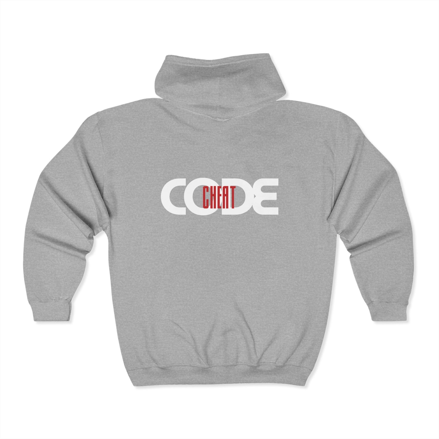 Zip Hoodie — Pinch-Shop Barcode Original Design | Unisex Heavy Blend™ Full Zip Hooded Sweatshirt