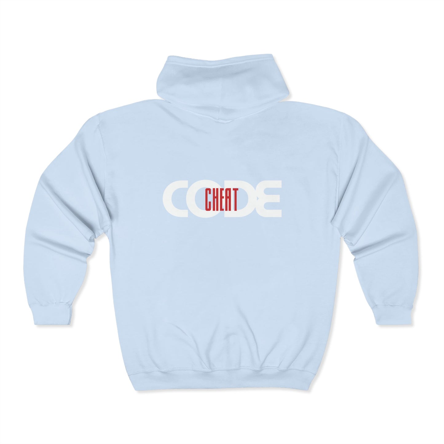 Zip Hoodie — Pinch-Shop Barcode Original Design | Unisex Heavy Blend™ Full Zip Hooded Sweatshirt