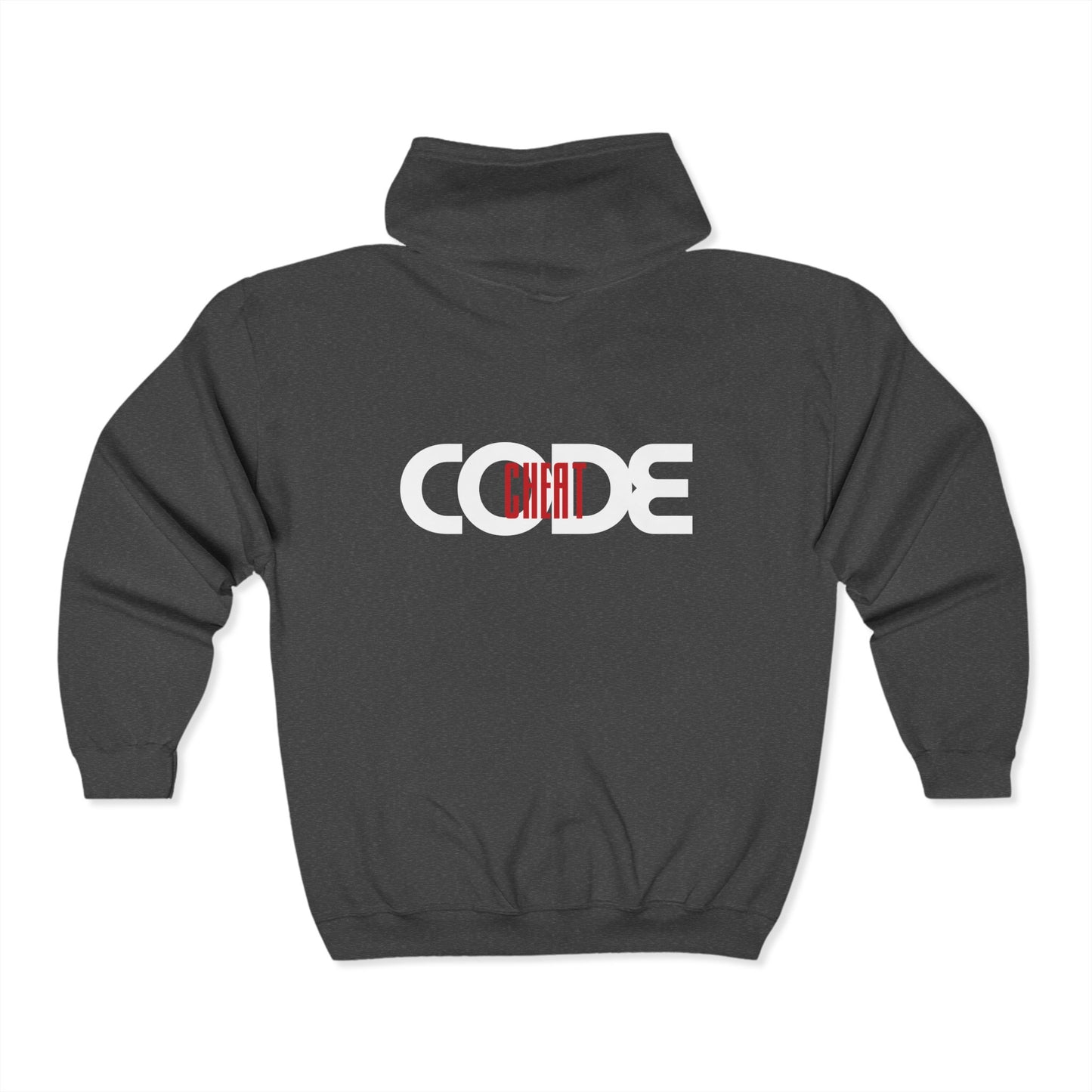 Zip Hoodie — Pinch-Shop Barcode Original Design | Unisex Heavy Blend™ Full Zip Hooded Sweatshirt