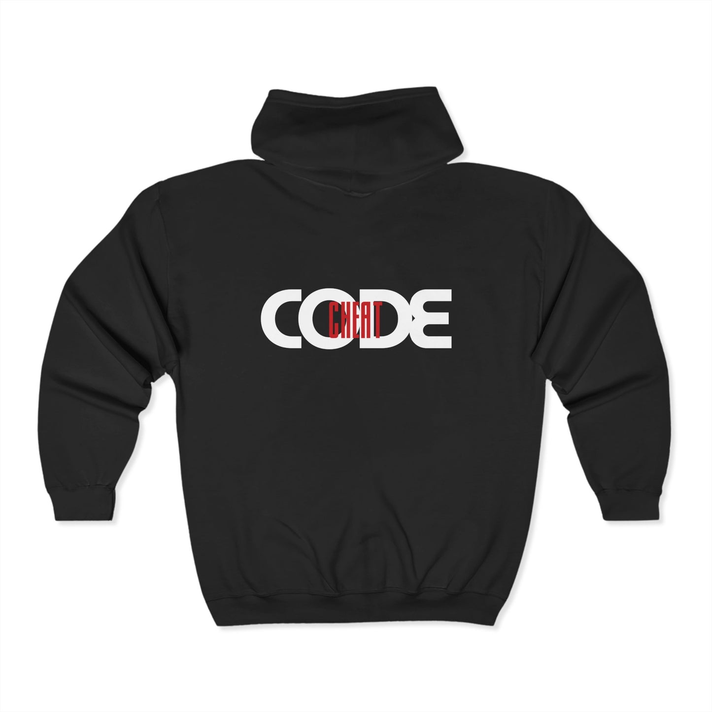 Zip Hoodie — Pinch-Shop Barcode Original Design | Unisex Heavy Blend™ Full Zip Hooded Sweatshirt
